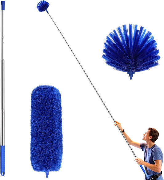 aluminum telescopic pole extends to 100 inches