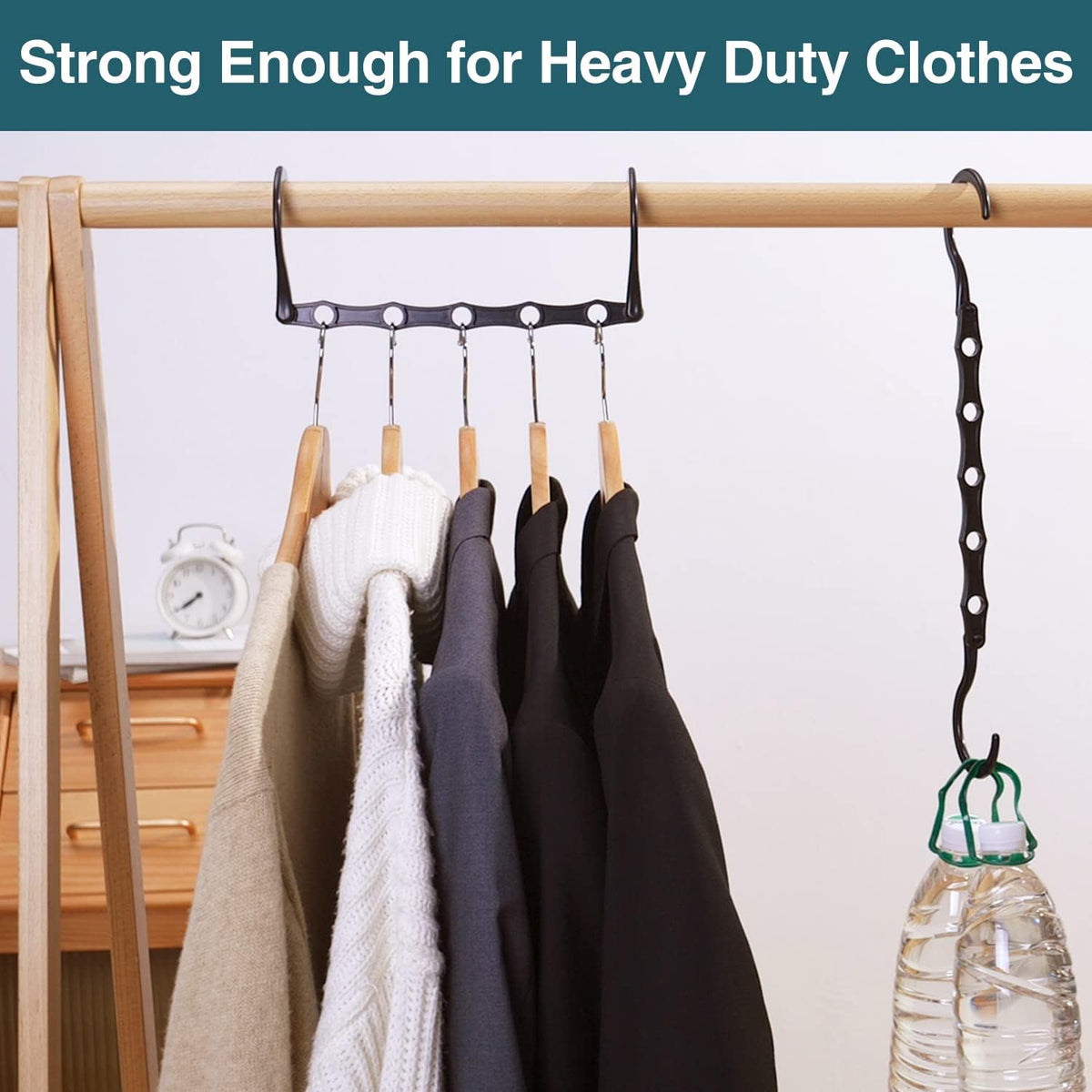 AMKUFO Heavy-Duty Closet Hangers – Functional Decor Piece for the Well-Appointed Master Closet