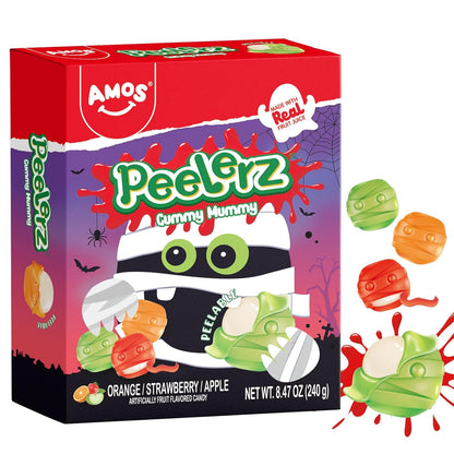 Amos Body Parts Gummy Snack Bag – Creepy-Cute Halloween Care Package Filler for College Dorms & Office Treats