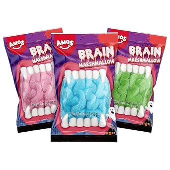 Amos Body Parts Gummy Snack Bag – Creepy-Cute Halloween Care Package Filler for College Dorms & Office Treats