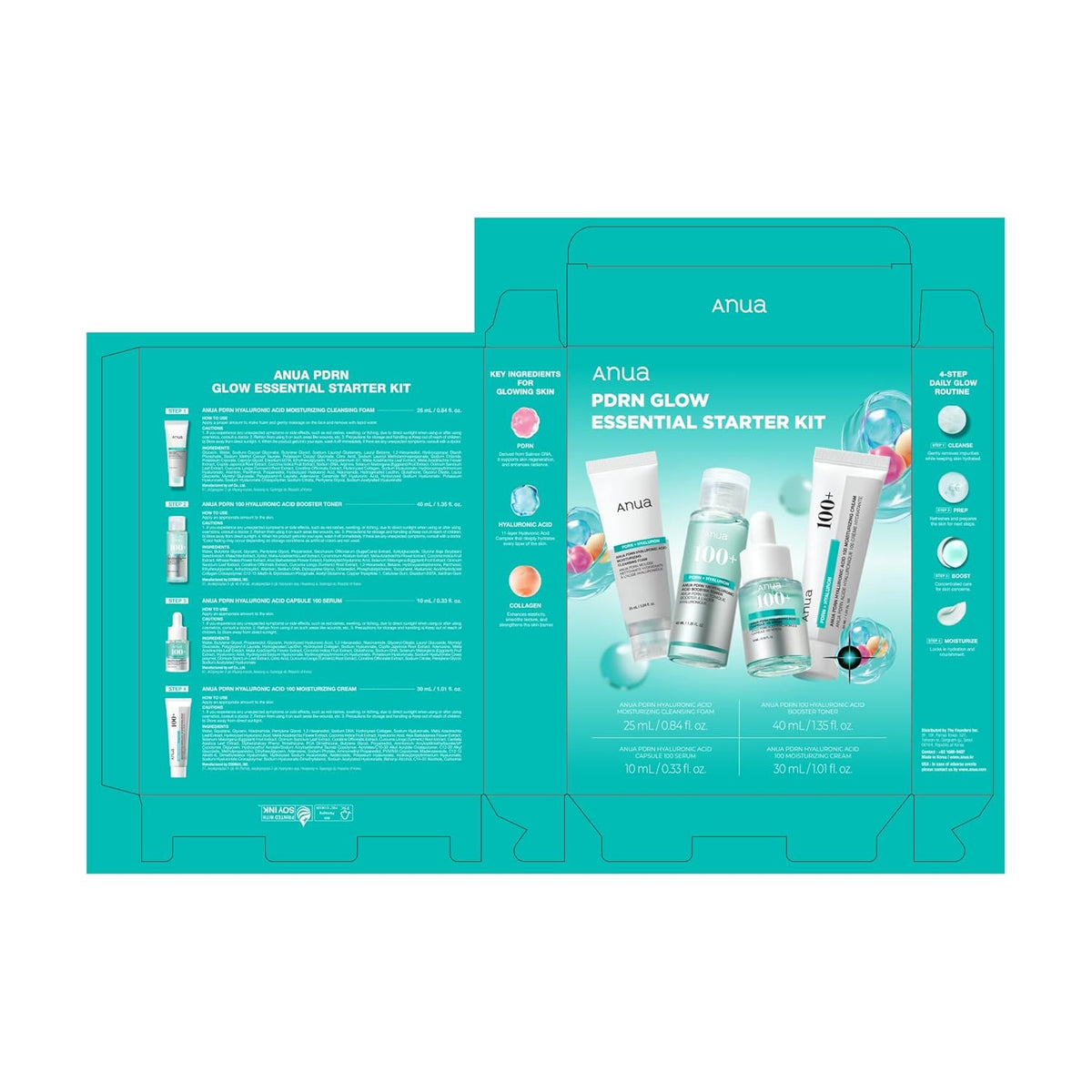Anua PDRN Travel Essentials – Complete Skincare Routine in TSA-Compliant Sizes for Adventurers