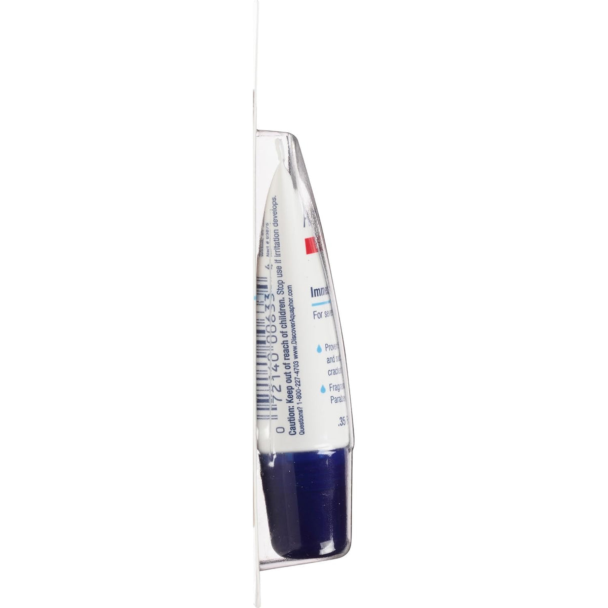 Aquaphor Lip Repair Ointment – Glossy Moisture Base to Layer Under Lipstick in a Capsule Makeup Drawer, .35 fl. oz. Tube