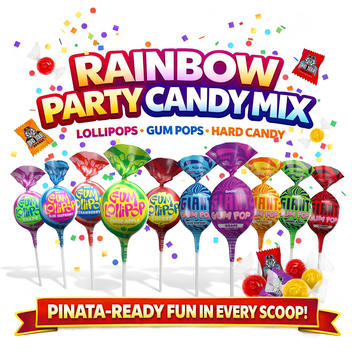 Assorted Candy Box, 8 lb – Valentine's Day Classroom Exchange and Birthday Party Gift Table Treats