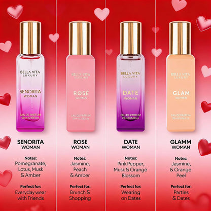 blend of floral, sweet, musky, and vanilla fragrance families