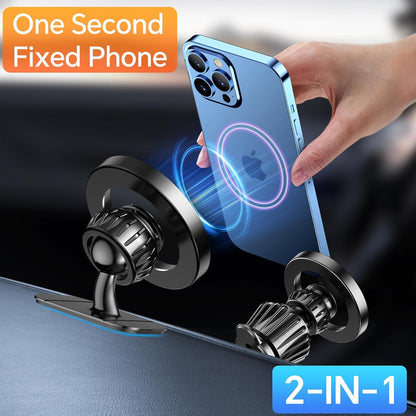 [Brand] MagSafe Car Mount - Hands-Free Phone Holder for Safer Driving, 20 Strong Magnets with VHB Dashboard Base