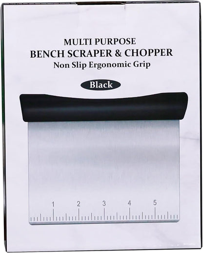 [Brand Name] Stainless Steel Bench Knife – Designer-Inspired Bakeware Accent for Open Shelving Displays