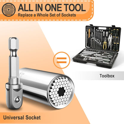 [Brand Name] Universal Grip Socket - Effortless One Handed Fastener Tool, Restraint Focused Design for Minimalist Toolkits