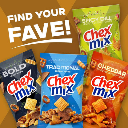 Chex Mix Turtle Snack Mix – Elegant Branded Snack Presentation for Dinner Party Serving and Gifting