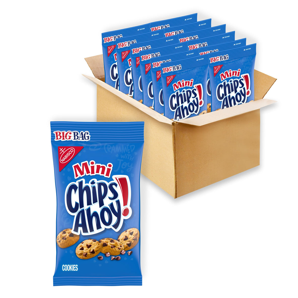 CHIPS AHOY! Chewy and Crispy Chocolate Chip Cookie Variety Pack for Road Trips, Remote Work Snack Drawers, and Pantry Restocking