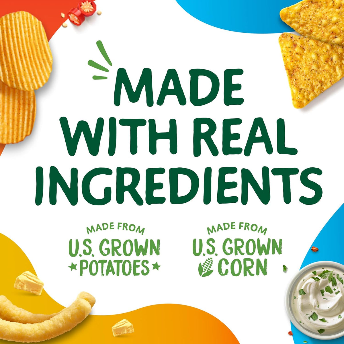 cooked in sunflower oil rather than corn or soybean oil