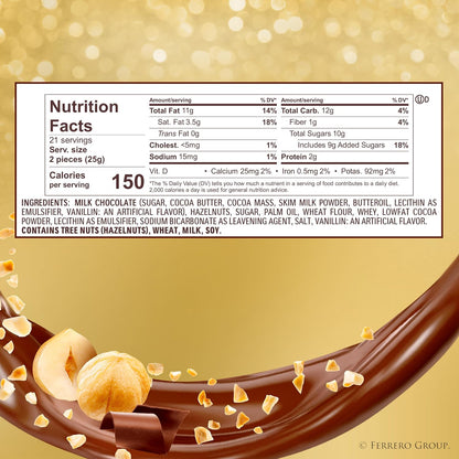 creamy hazelnut filling surrounding the nut