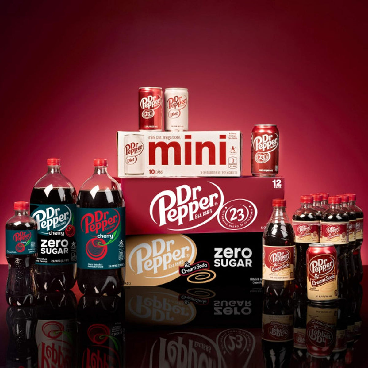 Dr Pepper Zero Sugar Soda – Crowd-Pleasing Hostess Gift for Housewarmings and Holiday Gatherings, 12 fl oz, Pack of 12