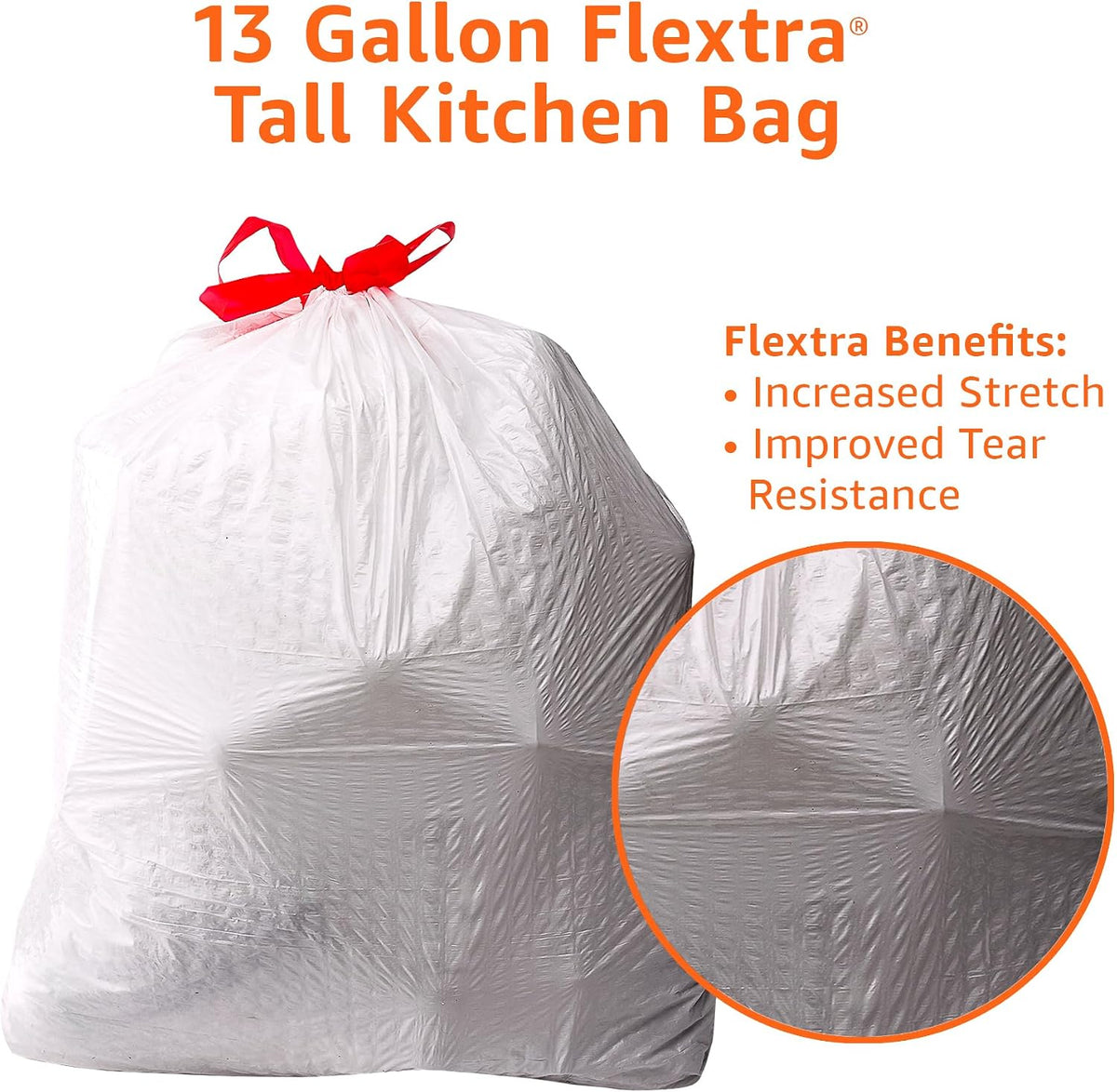 drawstring closure for easy lift-and-tie
