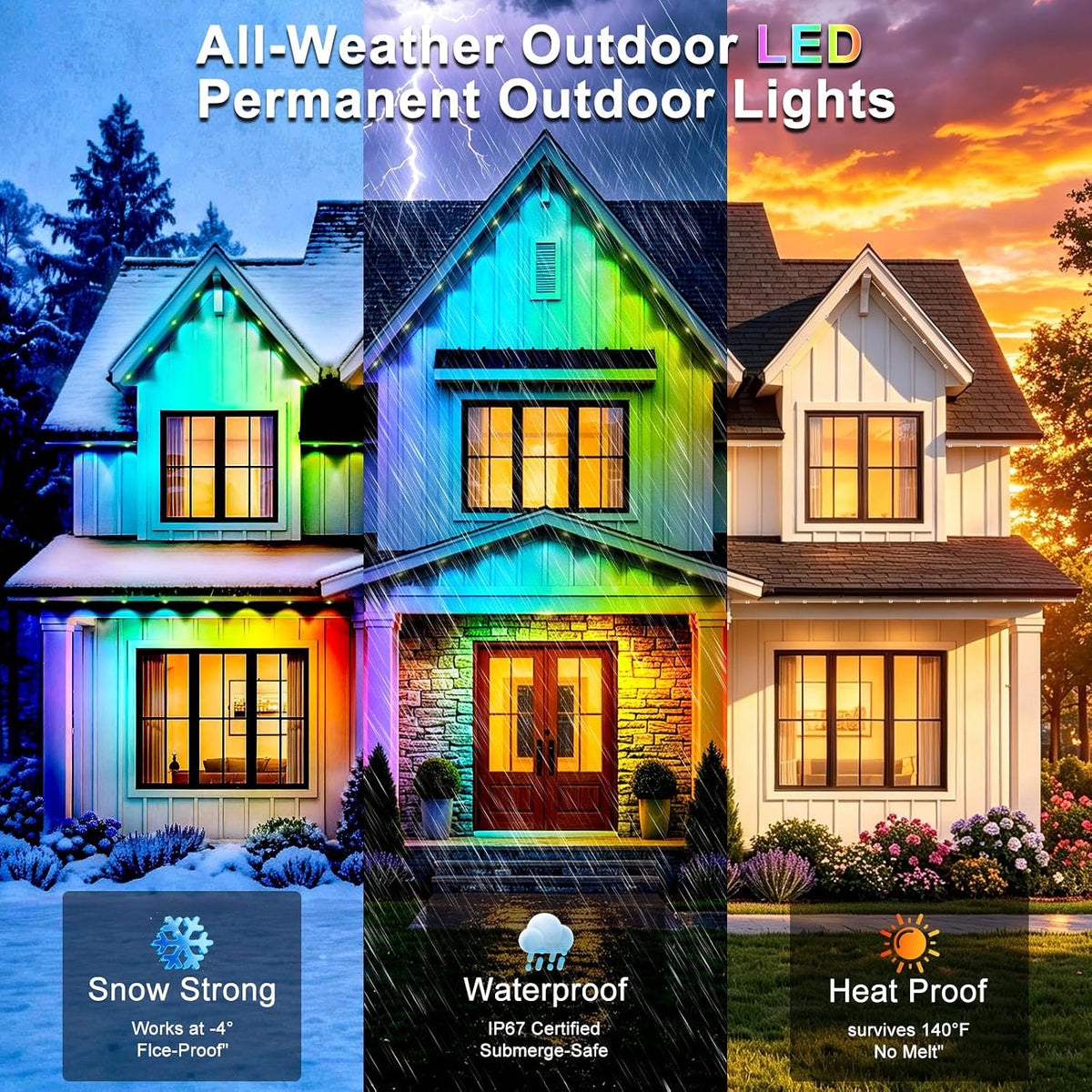 dusk-to-dawn scheduling and abs plastic housing rated for permanent outdoor mounting