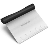 [Brand Name] Stainless Steel Bench Knife – Designer-Inspired Bakeware Accent for Open Shelving Displays
