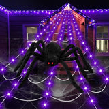 [Brand] 250 LED Spider Web Set – Memorable Holiday Gift for the Person Who Has Everything