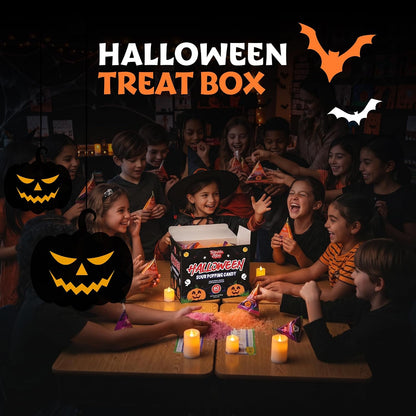 Festive Halloween Candy Gift Set – Bulk Strawberry and Orange Popping Rocks for Hostess Gifts and Party Favor Exchange