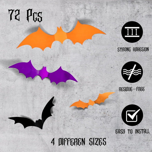 foldable pvc wings that pop out into a 3d flying-bat shape