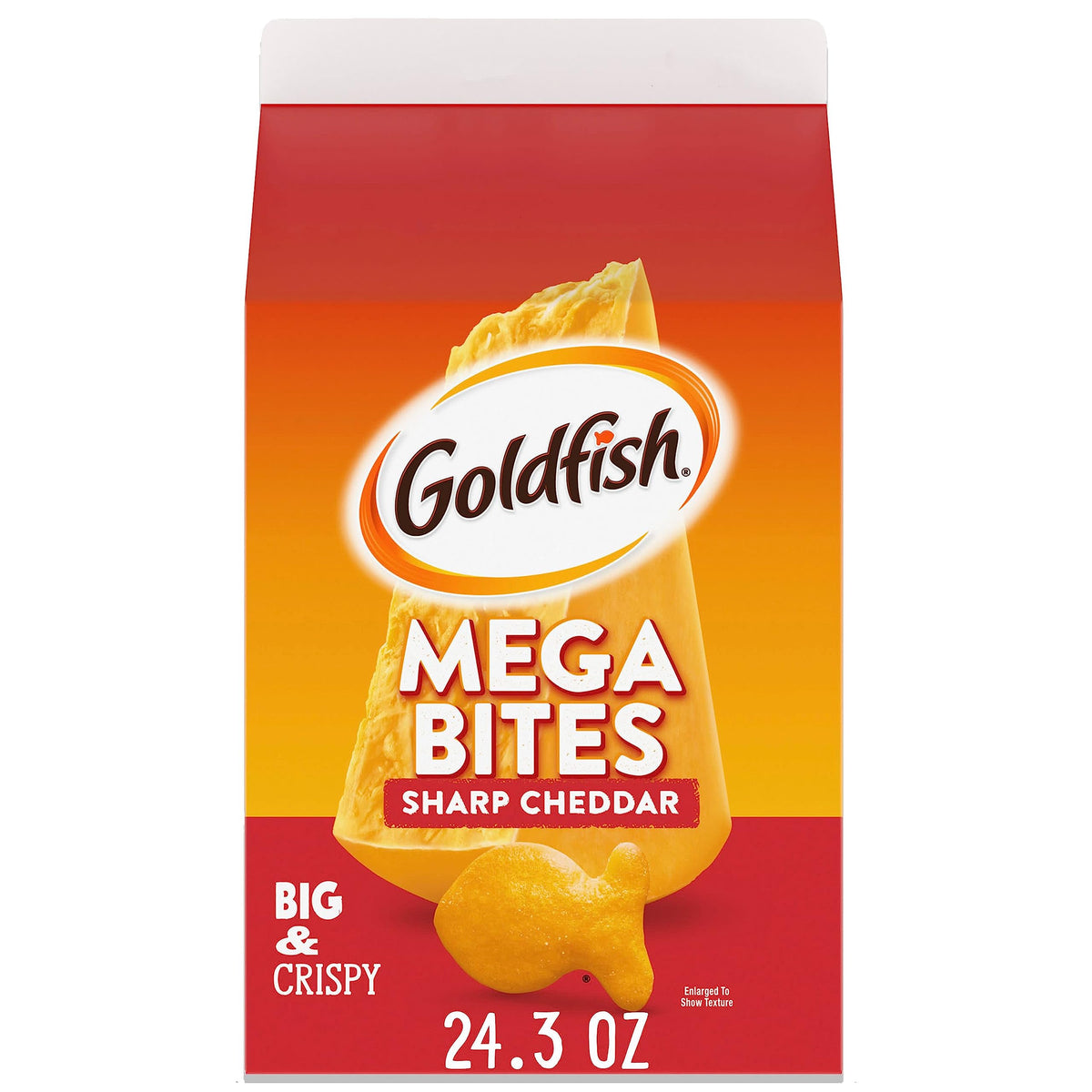 Goldfish Cheddar Cheese Crackers – Baked Cheese Cracker for Balanced Lunches, Salad Toppers, and Guilt-Free Crunch, 27.3 oz