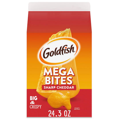 Goldfish Cheddar Cheese Crackers – Baked Cheese Cracker for Balanced Lunches, Salad Toppers, and Guilt-Free Crunch, 27.3 oz