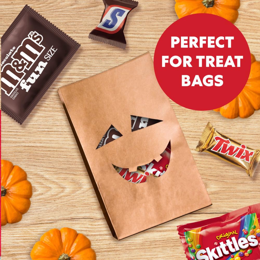 Halloween Candy Gift Idea – Bulk 60 Count Fun Size Variety Pack for Hostess, Teacher and Office Trunk-or-Treat