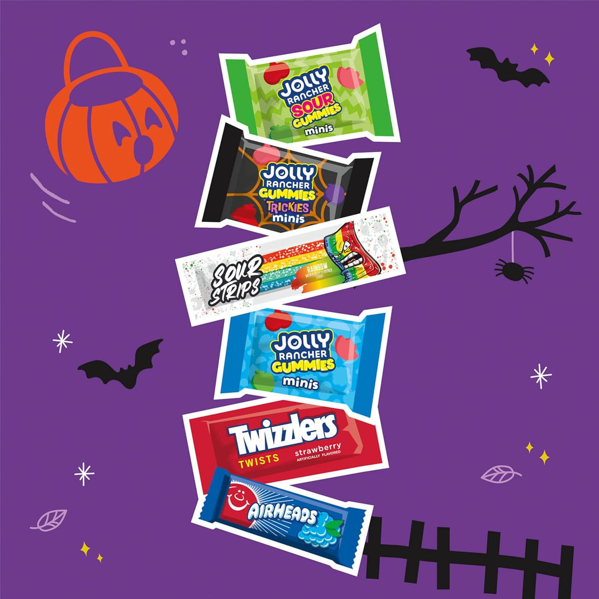 Hershey's Hershey Brand Fruit Candy Variety – Single-Bag Halloween Candy Solution for Uncluttered Hosting