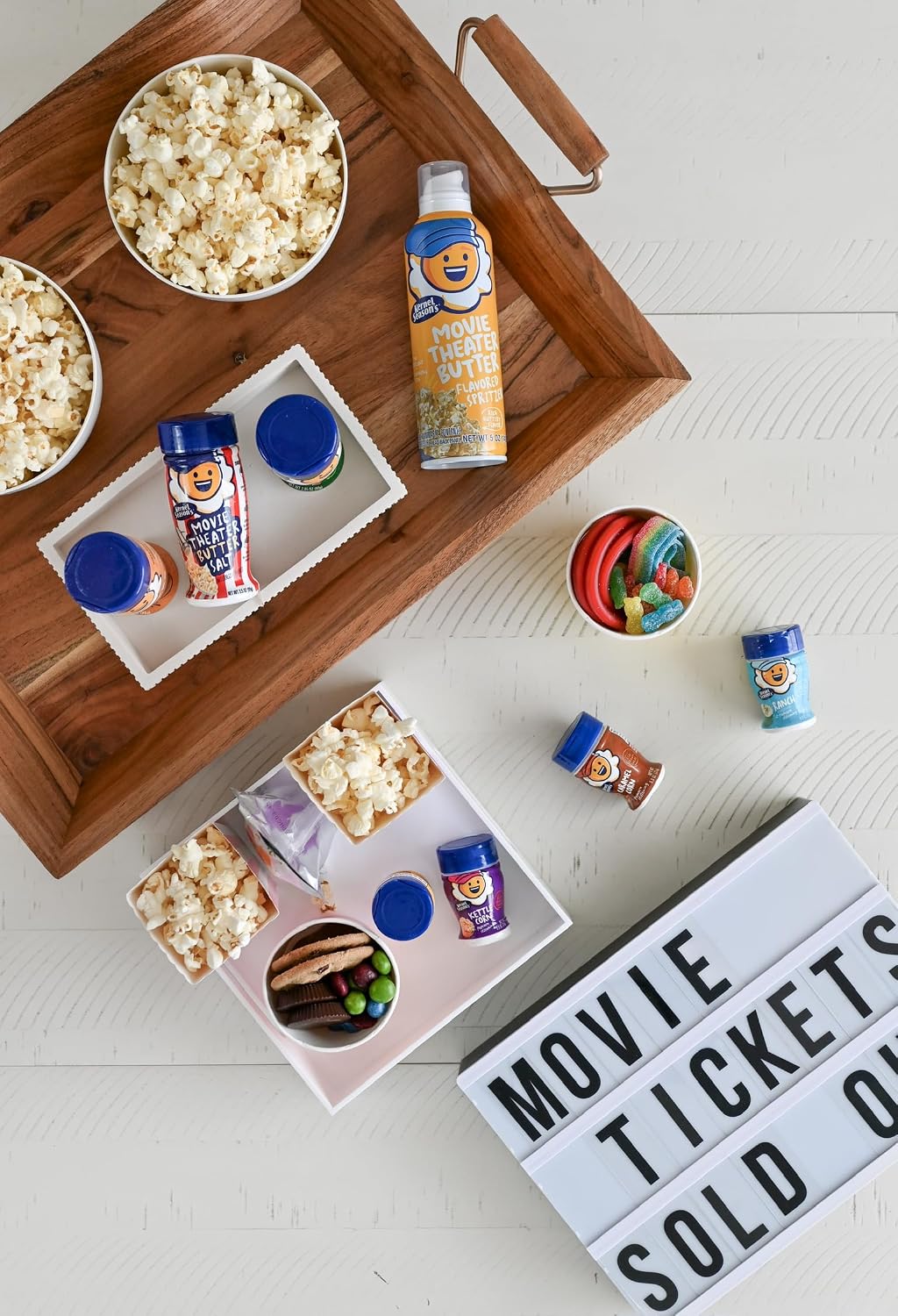Kernel Season's Popcorn Seasoning Variety Pack Mini Jars – Fun Stocking Stuffer and White Elephant Gift for Adults