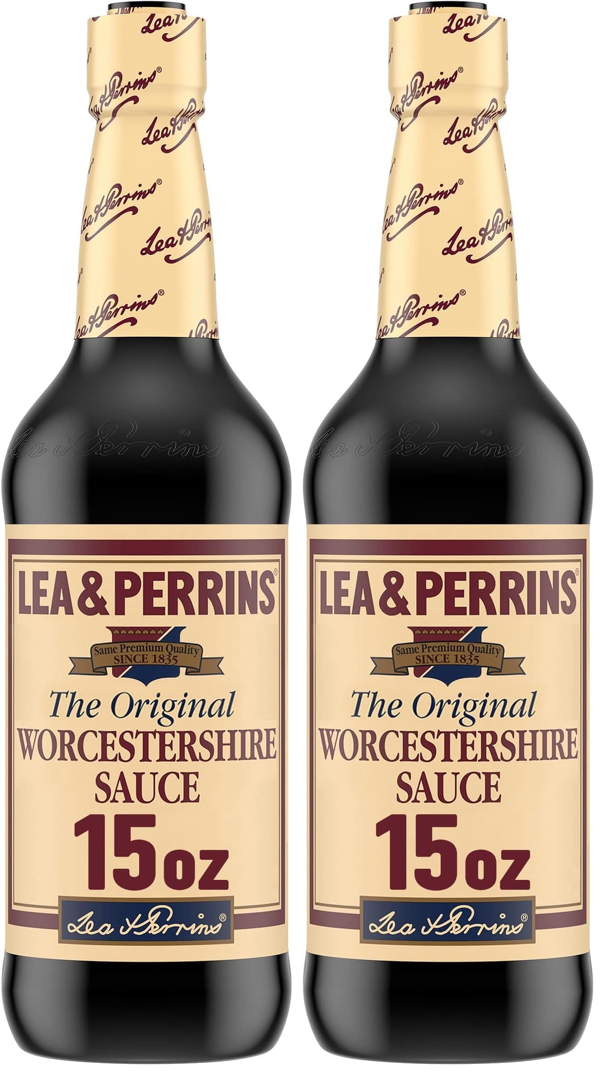 Lea &amp;amp; Perrins The Original Worcestershire Sauce (15 fl oz Bottle) (Pack of 2)