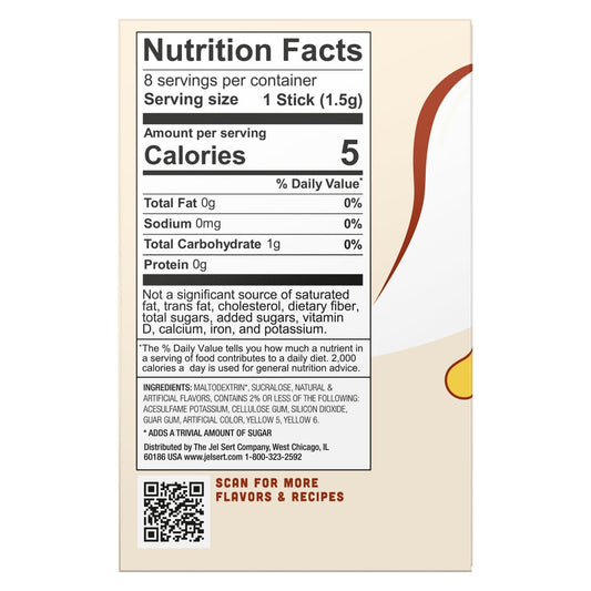 light/low-calorie vanilla flavor formulation