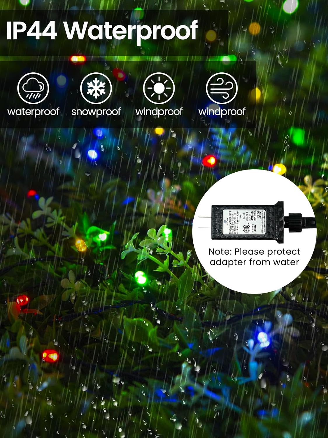 Lumify Home 300 LED Weatherproof Smart String Lights for Fence, Roofline and Outdoor Event Lighting