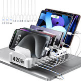 Zobirez Multi-Device Charging Dock – Shared Household Center, One Station for Everyone's Screens