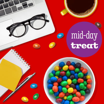 M&M'S Peanut Milk Chocolate Candy 38 oz – Office Break Room Snack Stock for Coworker Sharing