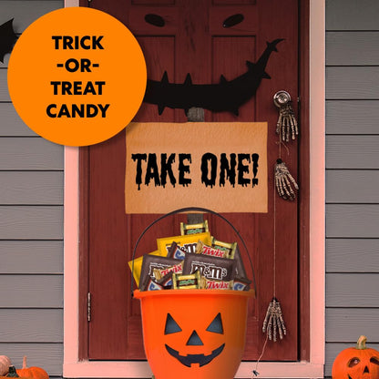M&M'S, SNICKERS, TWIX & MILKY WAY Child-Friendly Halloween Chocolate Mix for Trick-or-Treat, Classroom Treats and Spooky Movie Night with the Kids, 120 Count Bag