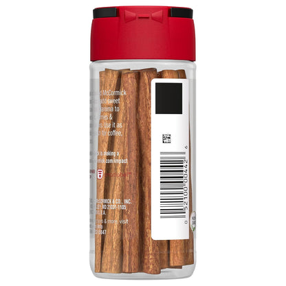 McCormick Cinnamon Sticks – Naturally Fragrant Layer for Tea Blending Sessions and Cozy Atmospheres