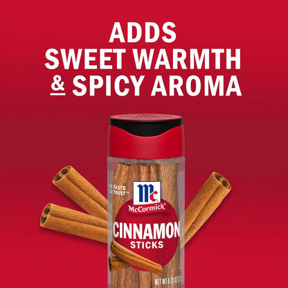 McCormick Cinnamon Sticks – Naturally Fragrant Layer for Tea Blending Sessions and Cozy Atmospheres