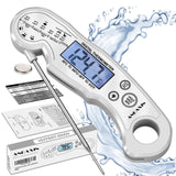 ANDAXIN Waterproof Digital Meat Thermometer for Safe Family Cooking - IP65 Rinse-Clean Instant Read Probe to Reduce Cross-Contamination in the Kitchen