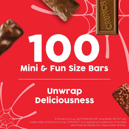 milk chocolate base with peanut butter, crisped rice, caramel, peanuts, and nougat variety profiles