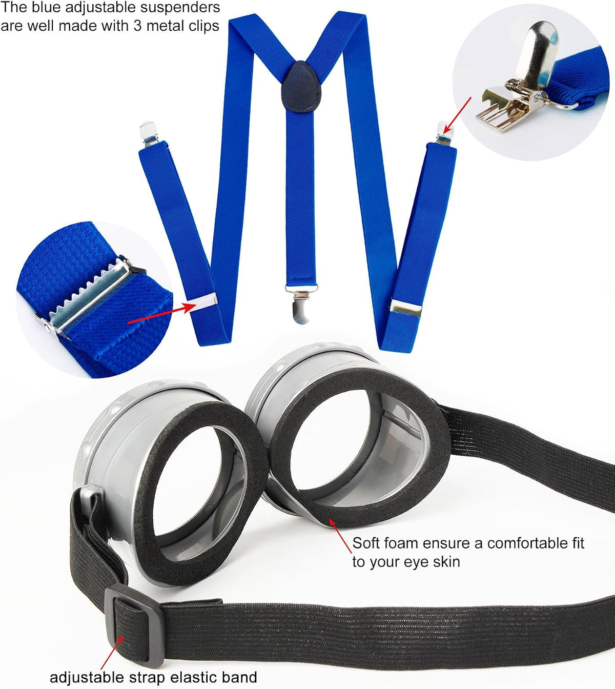 mix of wearable and accessory items enabling varied outfit combinations