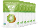 Nature's Turn Freeze-Dried Sour Kiwi Crisps – Guilt-Free Desk Snack for Clean Eating, 6 Single-Serve Bags