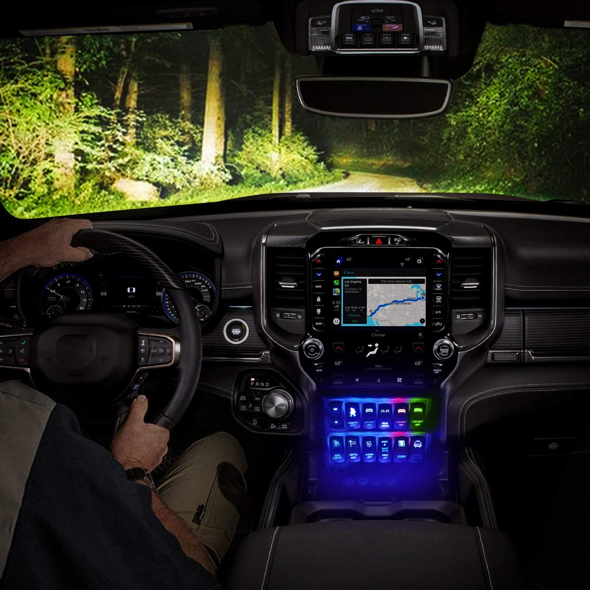 Nilight 90001B Laser-Etched Illuminated Switch – 2-Year Warranty Gift Pick for the Boat, ATV, or Motorcycle Enthusiast