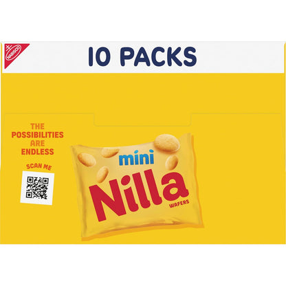 NILLA Wafers Mini Cookies – Kid-Sized Snack Packs for Lunchbox, Goody Bags, and Easter Baskets