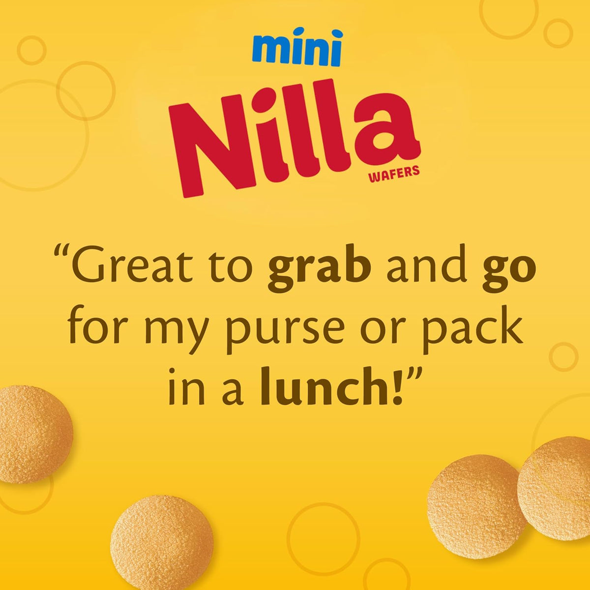 NILLA Wafers Mini Cookies – Kid-Sized Snack Packs for Lunchbox, Goody Bags, and Easter Baskets