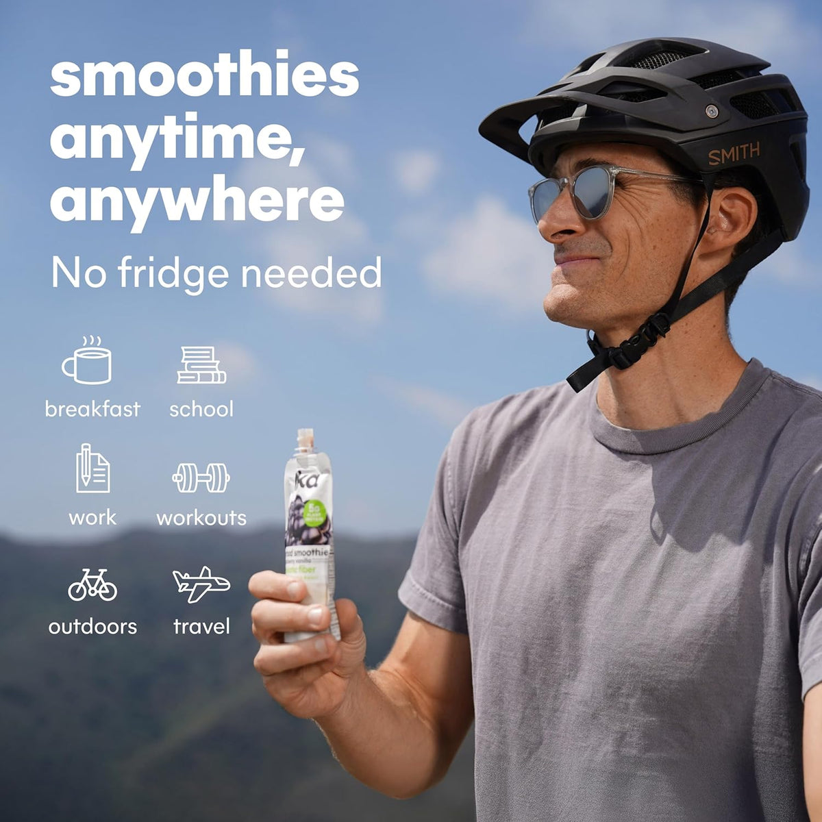 Noka Organic Superfood Pouches – Lightweight Travel Nutrition for Endurance Athletes, 12 Pack