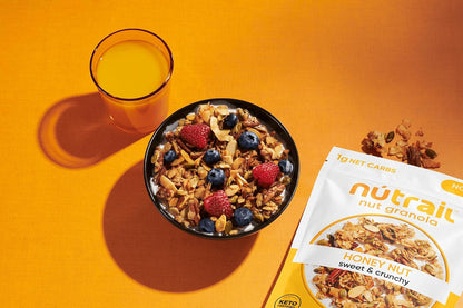 NuTrail Honey Nut Granola – Durable Low-Carb Snack for the Hiking Pack