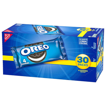OREO Chocolate Sandwich Cookies Snack Packs – Birthday Party Favor and Gift Bag Snack for Guests