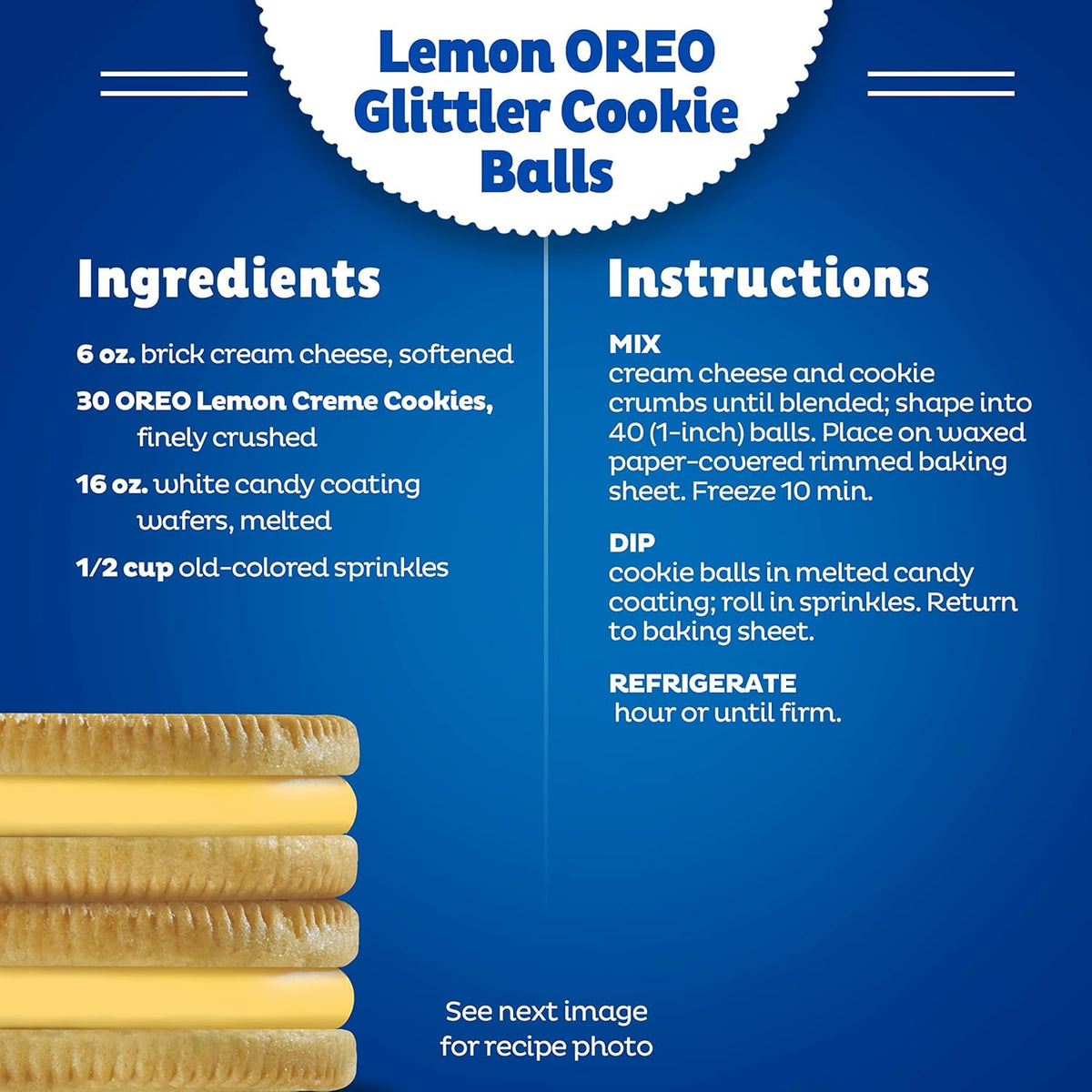 OREO Lemon Creme Cookies – Bright Flavor Pick-Me-Up for Afternoon Breaks, Party Size 24.95 oz Bulk