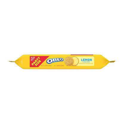 OREO Lemon Creme Cookies – Bright Flavor Pick-Me-Up for Afternoon Breaks, Party Size 24.95 oz Bulk