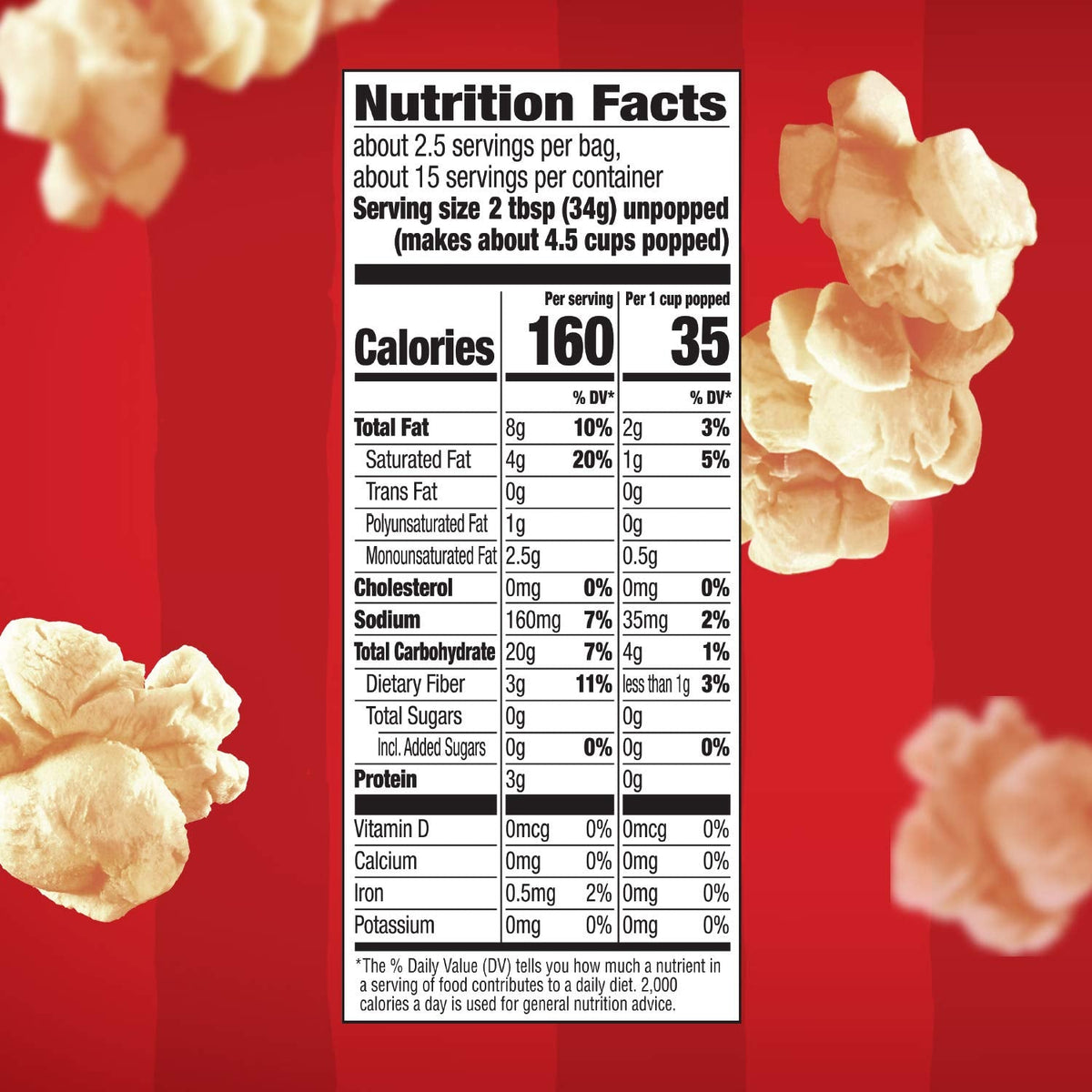Orville Redenbacher's Kettle Corn Popcorn – Pre-Portioned Treat for Afternoon Work Breaks