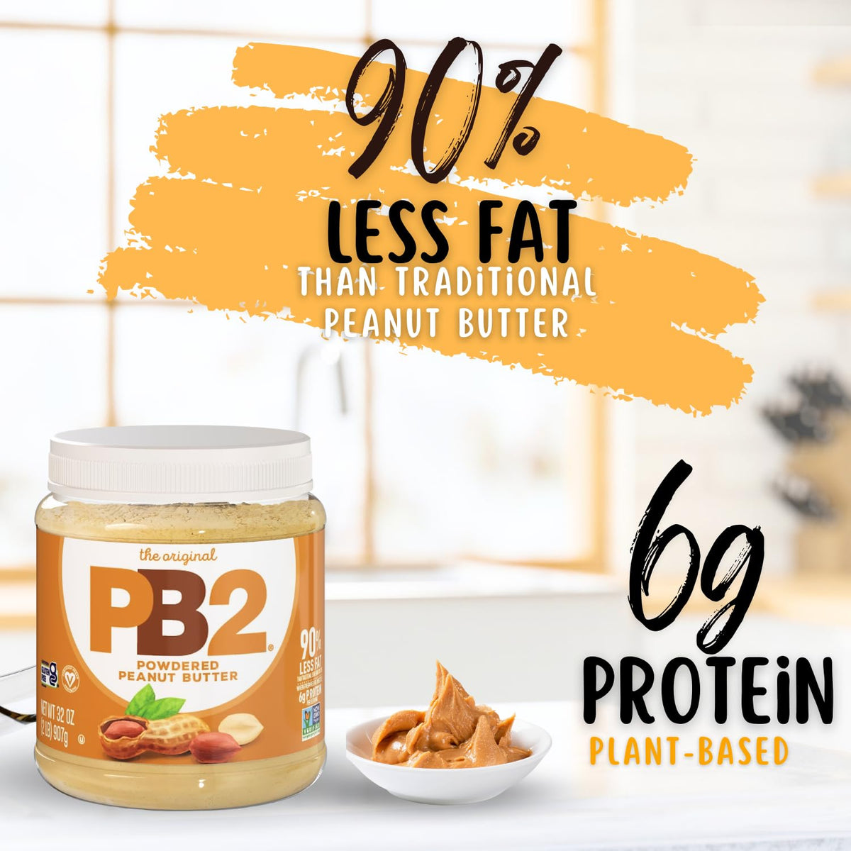 PB2 Powdered Chocolate Peanut Butter with Cocoa – Mindful Keto Snack for Calm Evening Meal Prep