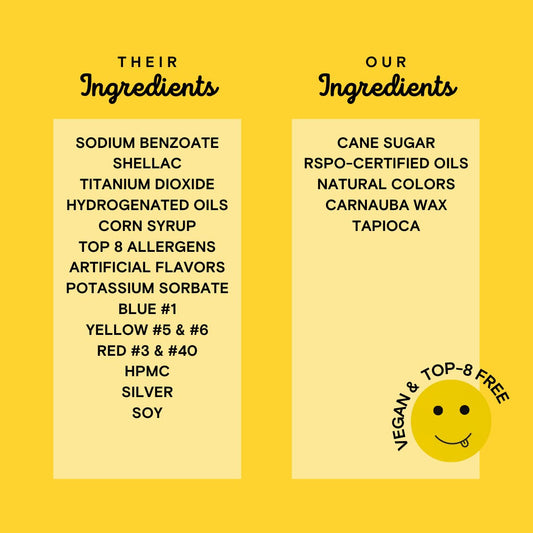 plant-derived, organic, dye-free coloring